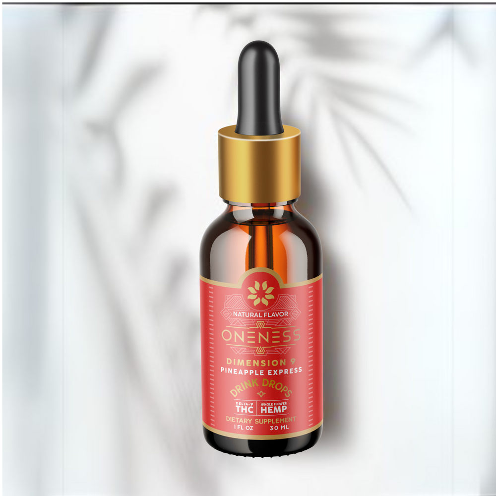 PINEAPPLE EXPRESS| POSITIVE HEMP DRINK DROPS | WATER SOLUBLE D9-THC